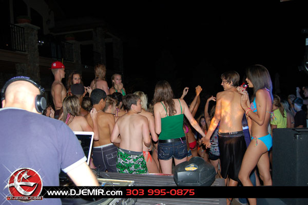 Epic Back to School Mansion Pool Party Parker Colorado at Pradera w DJ Emir